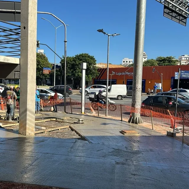 Execução de piso em concreto